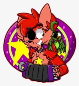 Rockstar Foxy [fnaf] By Pegasisvixen7950, HD Png Download, Free Download