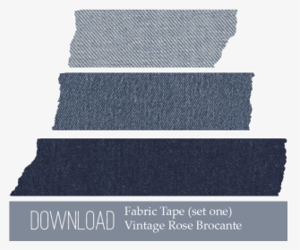 Denim Digital Masking Tape Download From Vintage Rose, HD Png Download, Free Download