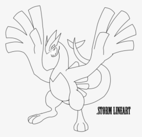 Outstanding Lugia Coloring Pages Embellishment, HD Png Download, Free Download