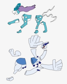 Pieces Of Lugia And Suicune, HD Png Download, Free Download