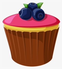 Mini Cake With Blueberries Png Clipart Picture, Transparent Png, Free Download