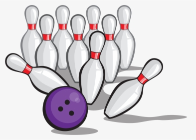 Bowling Pin Bowling Ball Clip Art, HD Png Download, Free Download