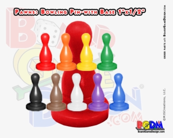 Pawns Bowling Pin With Base Shaped, Player Pieces,, HD Png Download, Free Download