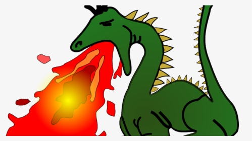 Dragon Breathing Fire Clipart, HD Png Download, Free Download