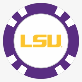 Lsu Tigers Poker Chip Ball Marker, HD Png Download, Free Download