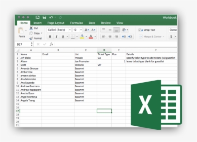 Microsoft Excel , Png Download, Transparent Png, Free Download