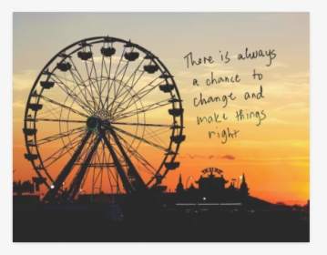 Ferris Wheel Sunset Poster 11"x8, HD Png Download, Free Download