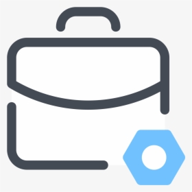 Briefcase Settings Icon, HD Png Download, Free Download