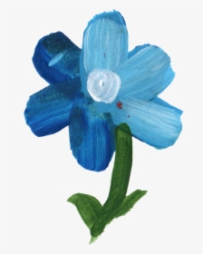 Blue Flower Png, Transparent Png, Free Download