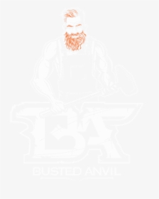 Busted Anvil White Opacity, HD Png Download, Free Download