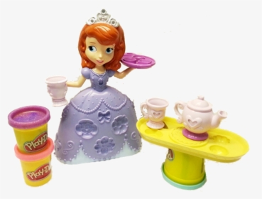 Disney Junior Sofia The First Tea Time Playset By Play-doh, HD Png Download, Free Download