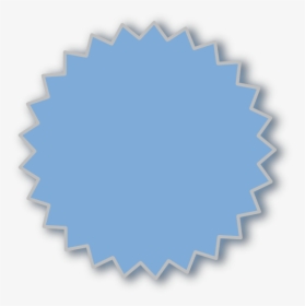 Starburst Outline Blue Clip Art At Clker, HD Png Download, Free Download