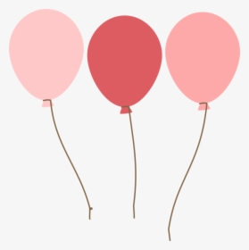 Transparent Pink Balloons Clipart, HD Png Download, Free Download