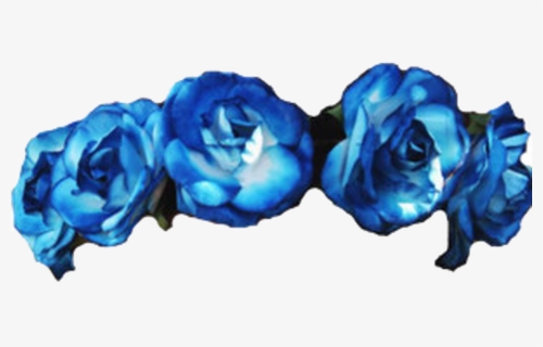 Blue Flower Crown Png, Transparent Png, Free Download