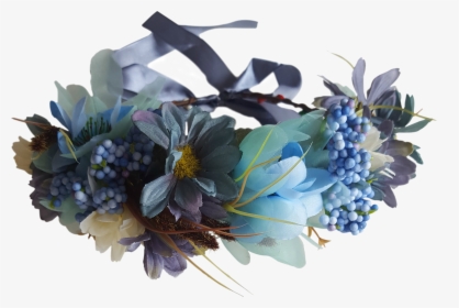 Blue Flower Crown Png, Transparent Png, Free Download