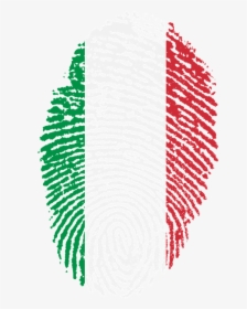 Italy, Flag, Fingerprint, Country, Pride, Identity, HD Png Download, Free Download