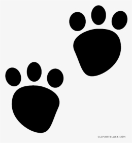 Paw Print Bear Page Of Clipartblack Com Pawprint Clipart, HD Png Download, Free Download