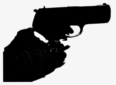 Firearm Pistol Silhouette Clip Art, HD Png Download, Free Download