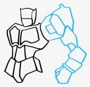 How To Draw Optimus Prime From Transformers, HD Png Download, Free Download