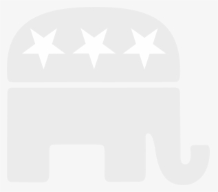 Republican Elephant Light Grey, HD Png Download, Free Download