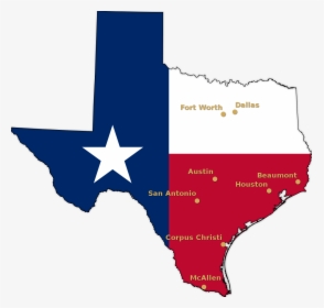 State Of Texas Flag Map, HD Png Download, Free Download