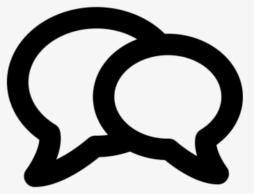 Two Speech Bubbles, HD Png Download, Free Download