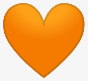 Orange Heart Png Png Library Download, Transparent Png, Free Download