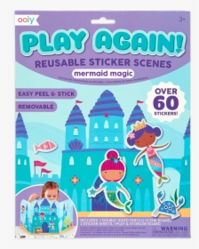 Play Again Reusable Sticker Scene- Mermaid Magic, HD Png Download, Free Download