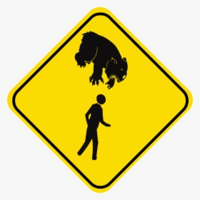 Drop Bear Warning Sign, HD Png Download, Free Download