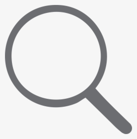 Magnifying Glass Icon Png Grey , Png Download, Transparent Png, Free Download