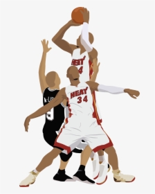 Ray Allen Vector Illustration, HD Png Download, Free Download