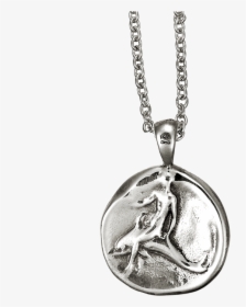 Dolphin Coin Pendant Sterling Silver, HD Png Download, Free Download