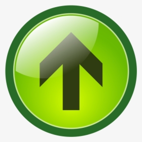 File - Greenbutton Uparrow - Svg - Wikimedia Commons, HD Png Download, Free Download
