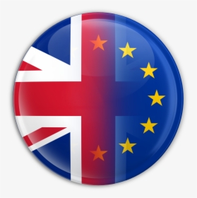 Uk-eu Blended Button, HD Png Download, Free Download