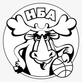 Nba Logo Black And White, HD Png Download, Free Download