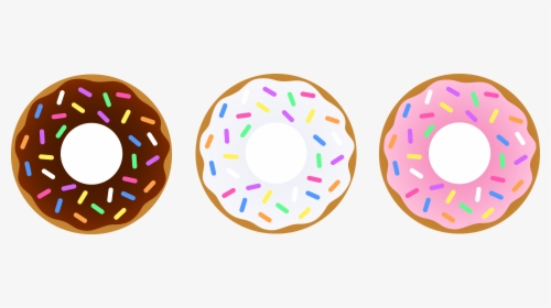 Donut Free Simple Cliparts Clip Art On Transparent, HD Png Download, Free Download