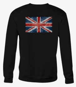 Motorcycle Crewneck Sweatshirt Distressed Uk British, HD Png Download, Free Download