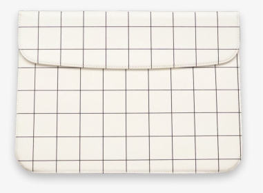 White Grid Laptop Sleeve, HD Png Download, Free Download