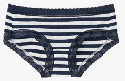 Blue And White Striped Panties, HD Png Download, Free Download