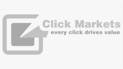 Click Markets Logo Png B&w, Transparent Png, Free Download