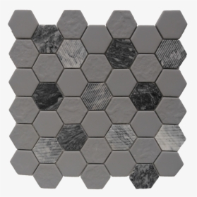 Gray Granite Hexagon Pattern Natural Stone Mosaic Tile, HD Png Download, Free Download