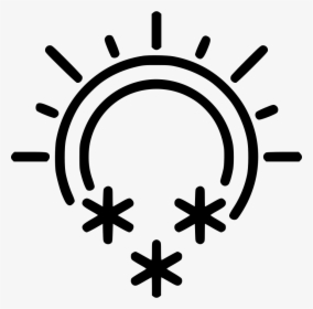Sunny And Snowing, HD Png Download, Free Download