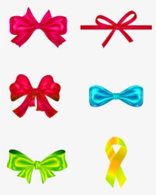 Ribbon Bow Color Decoration Png And Psd, Transparent Png, Free Download