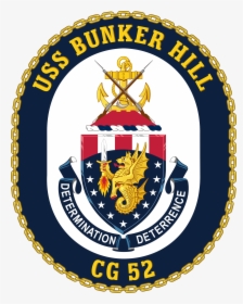Uss Bunker Hill Cg-52 Crest, HD Png Download, Free Download