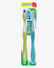 Gum® Maximum Clean Toothbrush With Tongue Cleaner,, HD Png Download, Free Download