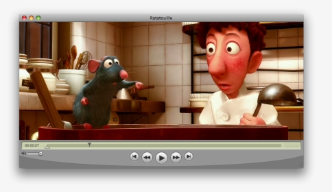 Quicktime 7 Leopard - Ratatouille Movie, HD Png Download, Free Download