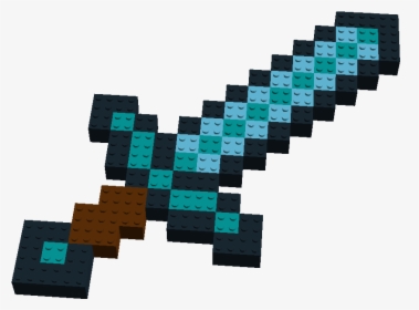 Minecraft Sword Png - Transparent Minecraft Enchanted Diamond Sword, Png Download, Free Download