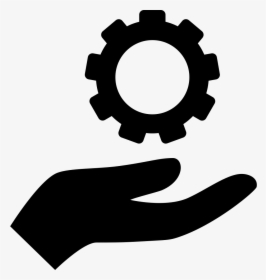 Hand Holding Up A Gear Svg Png Icon Free Download - Hand Holding Icon Png, Transparent Png, Free Download