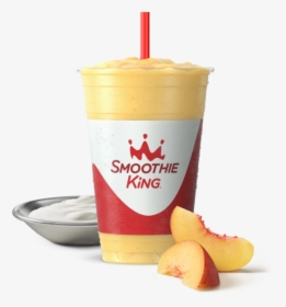 Sk Slim Greek Yogurt Peach Papaya With Ingredients - Smoothie King Smoothie, HD Png Download, Free Download