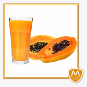 Papaya Puree - Papaya Fruit Juice Png, Transparent Png, Free Download